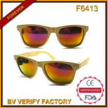 F6413 Cheap Sunglasses with Wood Pattern (Samples available)